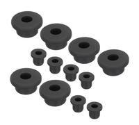 QUARKZMAN Soporte de Goma en Forma de T Dia 20mm/10mm, ID 10mm/6mm, Sellado de Protección de Cable, Grommets Flexibles para Cable Y Tubería