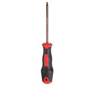 QUARKZMAN T20 Torx Destornillador Magnético，200mm Acero Aleado S2 Tratado Térmicamente con 100mm Mango Ergonómico para Reparaciones Bricolaje DIY Construcción, Rojo Negro