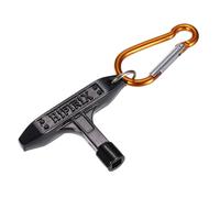 QUARKZMAN Tambor Afinación Tecla T-Forma Tambor Teclas Portátil con Anillo Hebilla para Tambor Instrumento, Negro