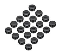 QUARKZMAN Tapa De Portaescobillas De Carbón Para Motor Cubierta De Plástico Para Escobillas Eléctricas Roscada Negra 20mm/0.79 Pulgadas DE Paquete De 30