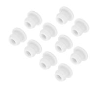 QUARKZMAN Tapón Blanco para 7mm Orificio de Silicona, Cubierta de Bloqueo de Sellado Tipo Panel Redondo de Goma Tapa Ciego para Ocultar Agujero para Silla Mueble Botella Gabinete, 50pcs