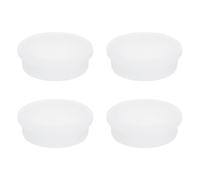 QUARKZMAN Tapón de Silicona de Goma Hueco Flexible Tapones Suaves en Forma de T para Orificio de 47 a 48 mm Blanco 4 Piezas