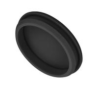 QUARKZMAN Tapones con Cierre de Presión para 58.6mm Agujeros, 1pcs Tapón de Silicona Tapa de Orificio de Sellado para Mueble Botella Bañera Grifo Drenaje del Piso DIY, Negro