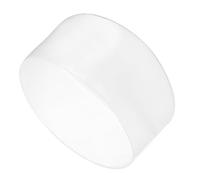 QUARKZMAN Tapones de Goma para Extremos de Tubo Redondo de Vinilo de 85 mm de Diámetro Interior, Cubierta de Tapa de Perno, Protectores de Rosca Transparentes