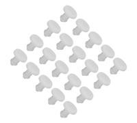QUARKZMAN Tapones de Orificio de Bloqueo de Encaje de Silicona Cubierta de Sellado de Panel de Goma Tipo Empotrado Redondo Tapones de Sellado Impermeable 2.5mm Diámetro Gris 20pcs