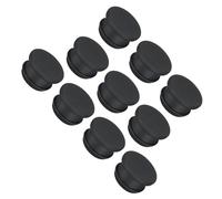 QUARKZMAN Tapones de Orificio de Bloqueo de Silicona para Encajar de Cierre de Paneles de Goma Cubierta de Sellado de Panel Redondo Impermeable Diámetro 19mm/0.75" Negro 10pcs