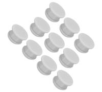 QUARKZMAN Tapones de Orificio de Bloqueo de Silicona para Encajar en Agujeros de Cierre Paneles de Goma Cubierta de Sellado de Panel Redondo Impermeable Diámetro 13mm Gris 10pcs