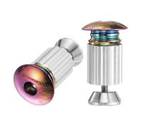 QUARKZMAN Tapones Para Extremos De Manillar Tapas De Aluminio Para Manillar De Bicicleta Tapones De 0.6oz Con Sistema De Expansión Y Bloqueo Para MTB Carretera BMX Bicicleta Coloridos