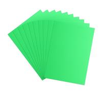 QUARKZMAN Tarjeta Que Brilla En La Oscuridad 40 Hojas Cartulina Neon En Blanco 8"x6" 250gsm Papel Fluorescente Para Luz Negra Imprimible Para Fiestas Pista Baile Suministros espectros Verde