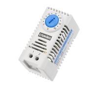 QUARKZMAN Termostato de interruptor mecánico KTS012 Controlador de temperatura de gabinete ajustable de 0-60°C Normalmente Abierto (N.A) Interruptor de control de temperatura