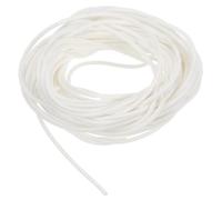 QUARKZMAN Tira de Sellado de Espuma de Silicona, 1.8mm de Diámetro y 8.5 Metros de Largo, Cordón de Sellado de Goma Esponja Redonda de Caucho Sólido para Bricolaje, Almacenes - Blanco