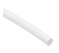 QUARKZMAN Tira de Sellado de Espuma de Silicona 4mm 2.5M 8Ft Cordón de Goma Esponja Sólida Blanca