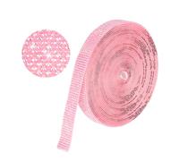 QUARKZMAN Tiras De Estrás, 6 Yardas 14mm Cinta De Estrás Adhesiva Cinta De Estrás Brillante Para Manualidades DIY, Decoraciones De Autos Y Teléfonos Para Fiestas, Rosa Rojo AB