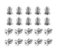 QUARKZMAN Tornillos De Resorte M2x7.9mm, 20 Pcs Tornillos De Resorte Para Placa Trasera De Radiador De Tarjeta Gráfica GPU Para Ventilador De Computadora, Placa Base CPU