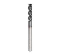 QUARKZMAN Torno De Extremo Cuadrado De Carburo 1/8" Diámetro De Corte 4 Aletas Recubierta (Vástago De 1/8" Longitud De Corte De 1/2" Longitud Total De 1-1/2" Ángulo De Hélice De 45 Grados)