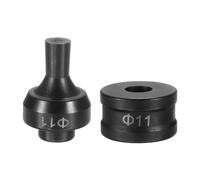 QUARKZMAN Troquel Hidráulico Para Agujeros Redondos De 11mm De Acero 40Cr Kit De Punzonado Eléctrico Para Máquina De Punzonar CH-60 Negro