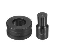 QUARKZMAN Troquel Hidráulico Para Agujeros Redondos De 20.5mm Acero 40Cr Kit De Punzonado Eléctrico Para Máquina De Punzonar CH70 Negro