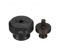 QUARKZMAN Troqueladora Hidráulica para Perforar Agujeros de 6.5mm de Precisión - Kit de Perforación Eléctrica Hidráulica para Máquina Perforadora MHP-20 JP-20, Borgoña y Negro