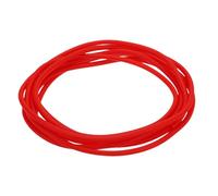 QUARKZMAN Tubo De Conducción Dividido 1/4" (6.5mm) DI 20 Pies (6m) Tubo De Conducción Resistente Al Calor Y Frío -40F A 257F Conducción Plástica Flexible para Alambres Cable Rojo