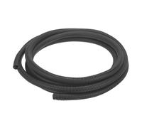 QUARKZMAN Tubo De Conducción Partido 5/8"(17mm) DI 20FT(6m) Tubo De Conducción Resistente Al Calor Y Frío -40F A 257F Conducción Plástica Flexible para Alambres Cable Negro