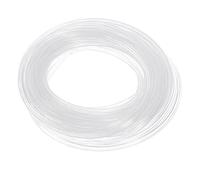 QUARKZMAN Tubo de silicona, 0.6mm DI x 1.2mm DE - 16.4 pies de largo Mangueras flexibles de silicona pura, Tubo transparente resistente a altas temperaturas para elaboración casera