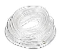 QUARKZMAN Tubo Flexible de PVC, 4mm de ID x 8mm de OD - 4 Metros de Largo Tubos de Agua de Vinilo Transparente, Tubería de Agua Plástico Ligero y Flexible para Tanque y Acuario