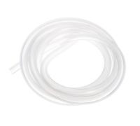 QUARKZMAN Tubo Flexible de Silicona, 6mm ID x 11mm OD - 2 metros de Largo Tubos de Agua Transparente, Alta Resistencia Temperatura para Acuaponía, Manguera de Aire, Aceite y Riego