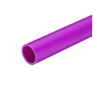 QUARKZMAN Tubo Redondo Rígido de PVC 21mm ID 25mm OD 20cm/8" de Longitud Púrpura de Alto Impacto para Tubería de Agua, Manualidades, Funda de Cable