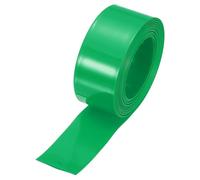 QUARKZMAN Tubo Termorretráctil, Envoltura de Batería PVC, 20mm Diámetro 32mm Plano 8 Metros Verde Buena Aislación para Paquete de Batería