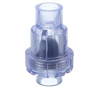 QUARKZMAN Válvula De Retención De UPVC, Válvula De Retención De Unión Simple De 20mm ID Ajuste Para Tubería De 1/2" OD DN15 Válvula De Retorno Deslizante, Transparente