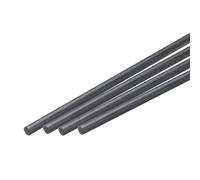 QUARKZMAN Varilla de Fibra de Carbono, 5.5mm x 100mm para Aviones RC, Herramienta de Bricolaje para Alas de Tubo de Ala, Brazo de Cuadricóptero, Paquete de 4