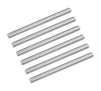 QUARKZMAN Varilla Roscada Completamente M10 X 130Mm Paso de Rosca de 1.5Mm Acero Inoxidable 304 Varillas Roscadas de Mano Derecha 6 Pack