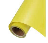 QUARKZMAN Vinile Permanente Giallo Chiaro, Rotolo Da 25,4 Cm X 3 M Per Taglio Decal, Insegne, Scrapbooking, DIY, Decorazione Casa