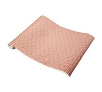 Quarter Arcades Accesorio de papel tapiz de ladrillo, telón de fondo oficial de ladrillo rojo a escala 1/4 para dioramas de arcade, salas de coleccionista y configuraciones de exhibición retro