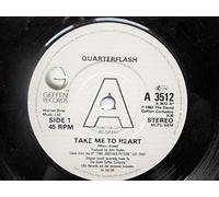 Quarter Flash Take Me To Heart 7" Geffen A3512 EX 1983 demo