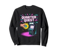 Quarter Quest Pop Culture Retro Videojuego Sudadera