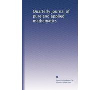 Quarterly journal of pure and applied mathematics