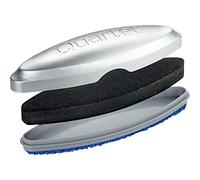 Quartet Borrador de pizarra blanca de borrado en seco de vidrio, magnético, borrador de pizarra blanca, plateado (SFEB3)