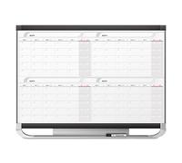 Quartet Prestige 4MCP23P2 - Calendario magnético de 4 meses, 3 x 2 pies, superficie de borrado total