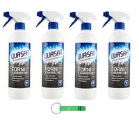 Quasar Forni e Barbecue - Limpiador en aerosol para desengrasa las superficies de manera efectiva sin dañarlas, limpiador de 580 ml + llavero Beni Culinari gratuito