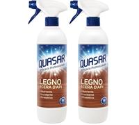 Quasar - Madera con cera de abejas - Nutriente, abrillantador y protector - 680 ml (Paquete de 2)