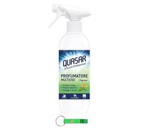 Quasar Profumatore Multiuso - Ambientador multiusos (8 unidades, aroma de larga duración, 500 ml, incluye llavero Beni Culinari gratuito)