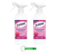Quasar Profumatore Multiuso Floreal Ambientador Multiuso Ambientador/Ambientador Multiuso/Fragancia de larga duración, limpia y desempolvada en aerosol 500 ml + llavero Beni Culinari gratuito
