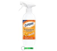 Quasar Profumatore Multiuso Oriental - Ambientador multiusos (8 unidades, aroma duradero, limpia y elimina el polvo, 500 ml, incluye llavero Beni Culinari gratuito)