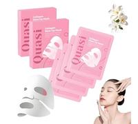 Quasi Bio Collagen Face Mask Overnight, Quasi Collagen Glow up Mask, Quasibio Anti-Aging Mask, for Wrinkle Reduction and Pore Minimization - Glow likes Glass Skin (2pcs)