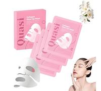 Quasi Bio Collagen Face Mask Overnight, Quasi Collagen Glow up Mask, Quasibio Anti-Aging Mask, for Wrinkle Reduction and Pore Minimization - Glow likes Glass Skin (1pcs)