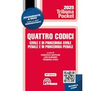 Quattro codici. Civile e di procedura civile, penale e di procedura penale. Con App Tribunacodici (Tribuna pocket)