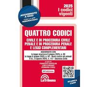 Quattro codici. Civile e di procedura civile, penale e di procedura penale e leggi complementari. Con App Tribunacodici