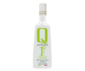Quattrociocchi 1°Olio Novello | Aceite de Oliva Virgen Extra Variedad Coupage - Botella de 500 ml