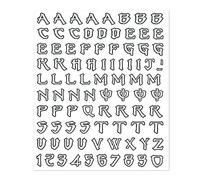 Quattroerre 1204 - Kit de letras adhesivas Monster